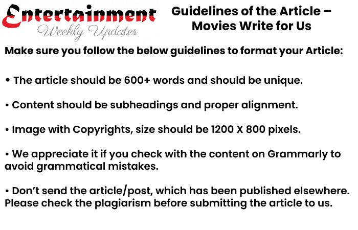 guidelines for the article entertainmentweeklyupdates
