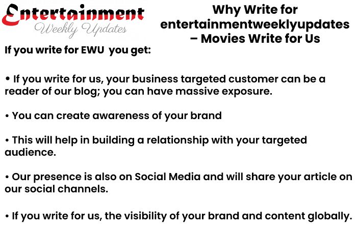 why write for us entertainmentweeklyupdates