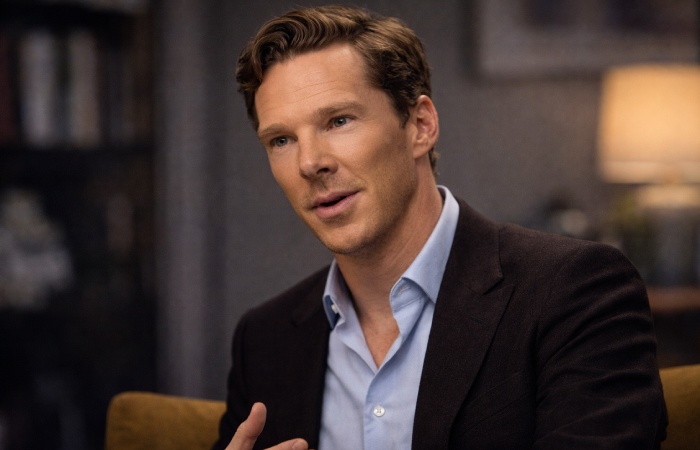 benedict cumberbatch speaking in interview about life and fatherhood