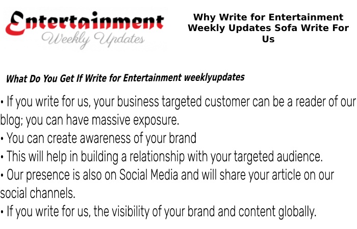 Why Write for Entertainment Weekly Updates Sofa Write For Us